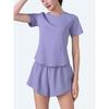 Women's Quick-Dry Yoga & Running Set - Loose, Slimming, Breathable, Short Sleeve Summer Fitness Apparel