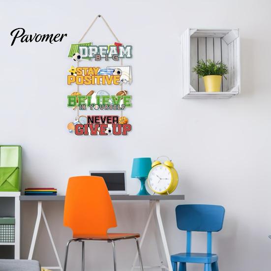 Handgefertigtes Holzbrett Inspirierendes Hängeschild, Sommer Surfen Kinder Positives Zitat Wandplakette, Café Innendekoration Bauernhaus Schnurschild für
