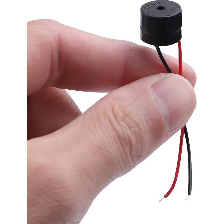 26PCS Buzzer DC 3-12V Wired Connector Active Electronic Buzzer 85dB