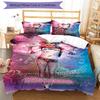 3pcs Custom Name Harley Quinn Bedding Set Duvet Cover Closure Includes 1 Duvet Cover & 2 Pillowcases, Soft and Comfortable for All Seasons.