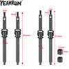 YEAHRUN 2PCS Steel CVD Front Axle Drive Shaft 48.5/52.5mm for 1:24 RC Crawler Car Axial SCX24 All Series Upgraded Parts