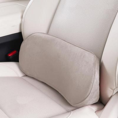 Fashion Memory Foam Lumbar Support Pillow Solid Color Pain Relief LOwer Back Pillow Soft Back Cushion Car