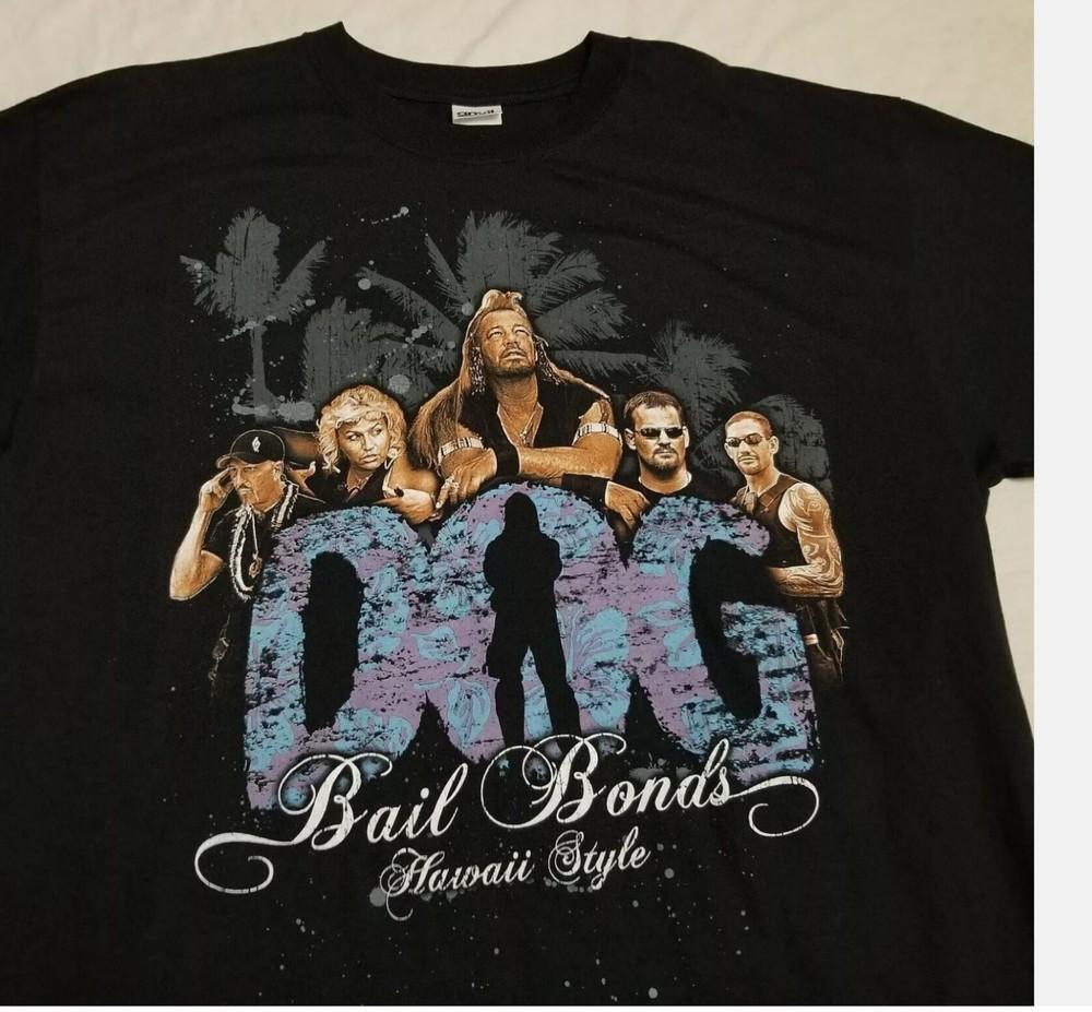 

Vintage Dog the Bounty Hunter T Shirt Black Unisex All Size S5XL Unisex T-Shirt XXL