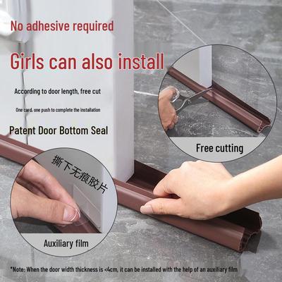 Door Bottom Windproof and Soundproof Sealing Strip