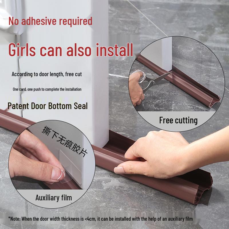 Door Bottom Windproof and Soundproof Sealing Strip