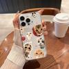 Cute Cat Face Collage Phone Case For iPhone 17 Air 16E 16 15 14 11 Pro Max Plus 13 12 Mini 8 7 X Transparent Shockproof Cover