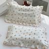 Cotton Kids Pillowcase Girls Use 30x50cm 35x55cm 40x60cm Pure Printed With Ruffle Trim Princess Style