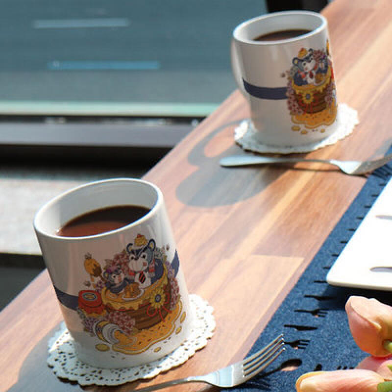 tk164-Design Mug 2p-Teddy Bear and Honey Party