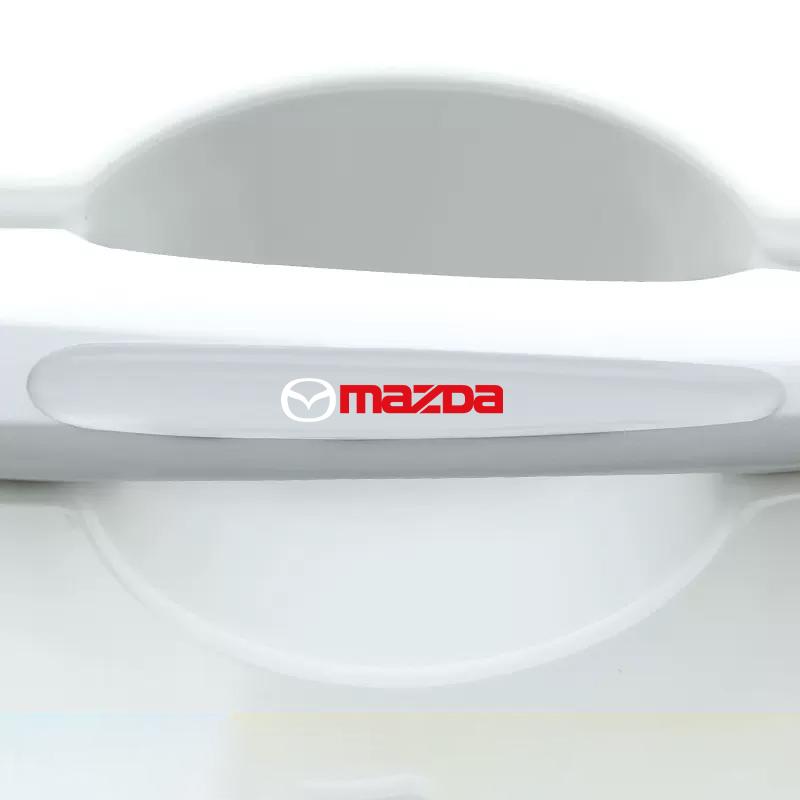 

2025 Горячий Авто Стайлинг Накладки на Ручки Дверей Защита от Царапин Наклейки на Ручки Дверей Прозрачные Для Mazda 2 3 bk 6 gg gj gh cx5 cx30 cx3 cx7 mx5 Ax