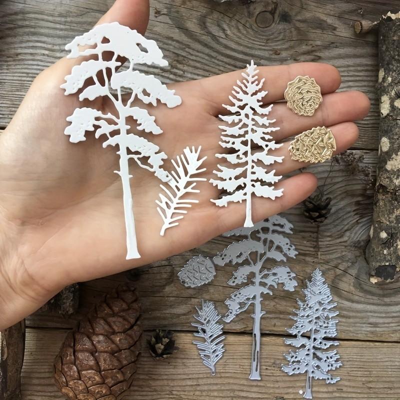 Pine Tree Pine Cones Metal Cutting Dies Stencil for DIY Scrapbooking Photo Album Embossing Paper Cards Crafts Diecuts