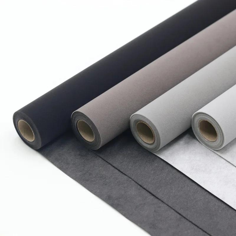 500cm/300cm/200cm/100cm*45cm Multi Colors Self Adhesive Flocking Fabric Sticky Velvet Cloth for Jewellry Box Car Decor 1.2MM