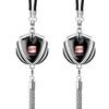 wzbn2 Car Metal Badge Rearview Mirror Hanging Pendant Decoration For Seat Cupra Leon Mk2 FR Toledo Ibiza 6j Ateca Altea Arosa Tarraco