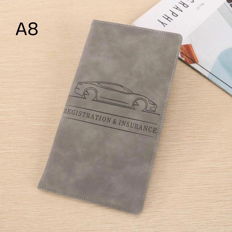 1 Pezzo Porta Documenti per Vano Portaoggetti Auto con Chiusura Magnetica Organizzatore Auto per Documenti Carte Patente