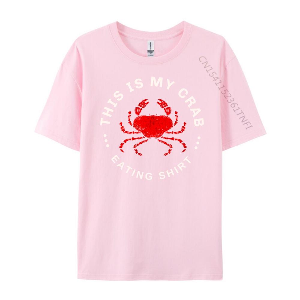 Funny Crab Leg Eating This Is My Hiphop Streetwear Graphic Tee Original Mens TShirts Creative Harajuku Clothing