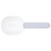 Pet Food Spoon Thickened Plastic Safe Sturdy Comfortable Pet Feeding Spoon for Dogs and PetsWhite