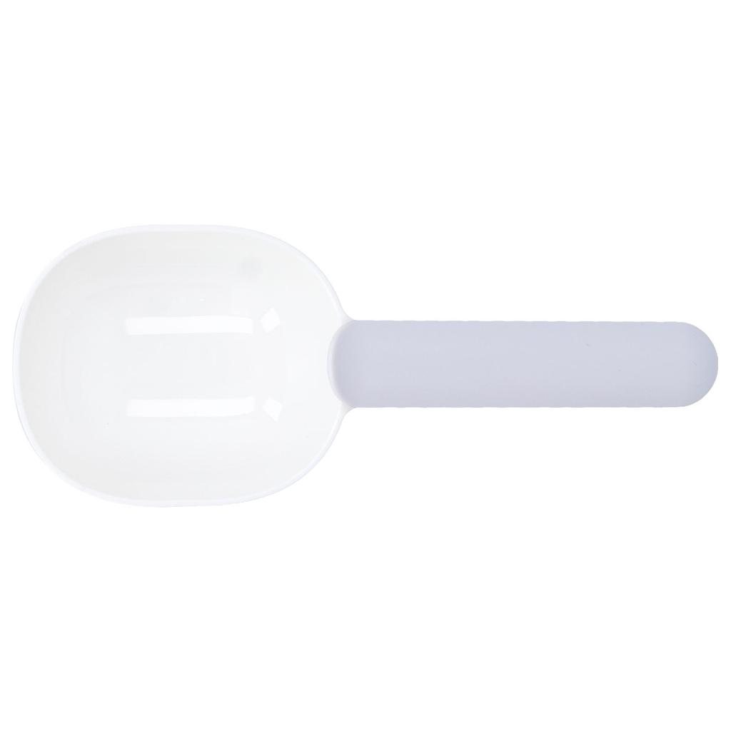 Pet Food Spoon Thickened Plastic Safe Sturdy Comfortable Pet Feeding Spoon for Dogs and PetsWhite