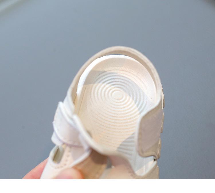 Kids' Versatile Velcro Sandals - Soft Sole Closed-Toe for Boys & Girls Spring/Summer 2025