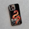 Classic Street Snake Line Phone Case for iPhone 13 12 11 Pro Max 16 15 14 Pro Max Plus XR XS X 7 8 Plus SE2 Silicone Cover Funda