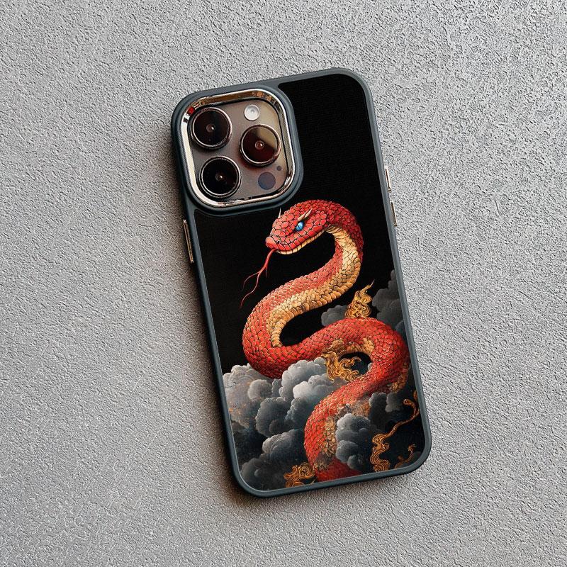 Classic Street Snake Line Phone Case for iPhone 13 12 11 Pro Max 16 15 14 Pro Max Plus XR XS X 7 8 Plus SE2 Silicone Cover Funda