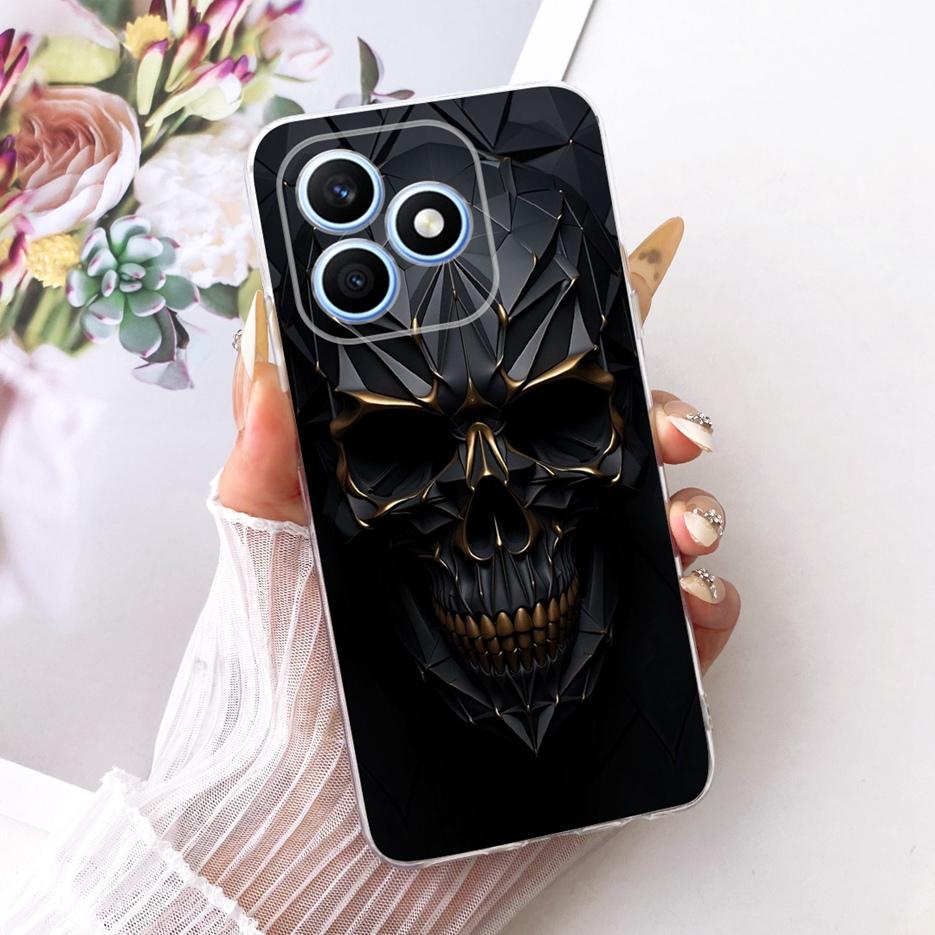 For Honor X8d 4G Case Cool Fashion Painted Cover 6.77'' Soft Silicone Phone Case For Honor X8d X 8d HonorX8d 4G Back Cover Coque