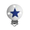 3Pcs Baby Pacifier Clip Soother Teether Round Shape Silicone Holder Nipple Clip DIY Baby Teething Chain Accessories BPA Free