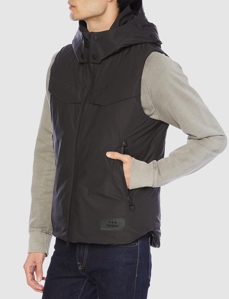 TATRAS GODOL Płaszcz puchowy 2021 Autentyczny męski bezrękawnik, Czarny, Model,