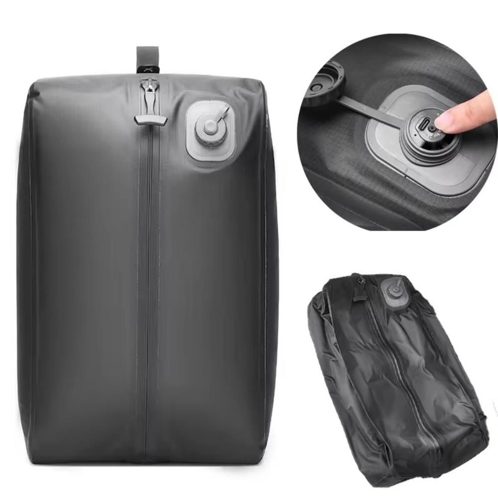 Folding Automatic Vacuum Bag Waterproof Space Saver Vacuum Compression Bag Air Pump inside Dustproof Luggage Vacuum Storage Bag