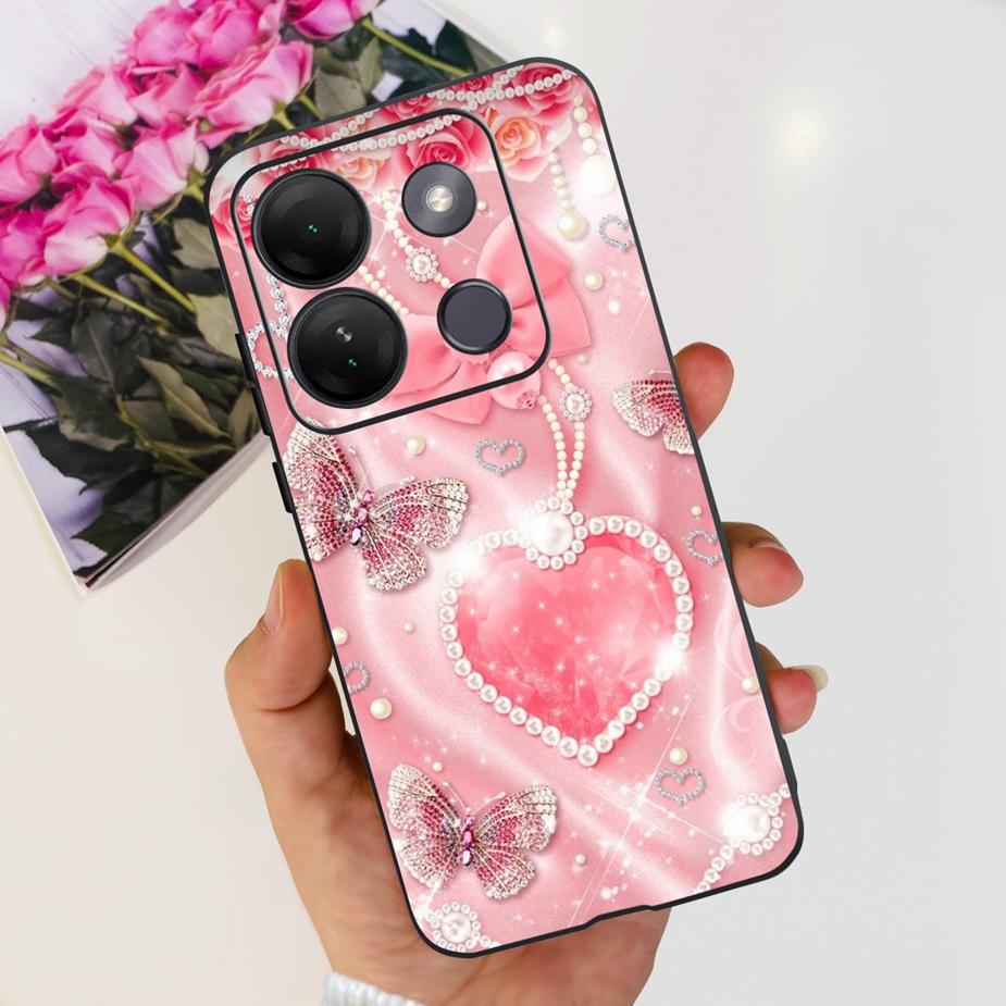 Für Infinix Smart 7 HD Hülle X6516 Luxuriös Beliebt Bemalte Abdeckung Weiche Silikon Handyhülle Für Infinix Smart 7 Plus Smart7 HD Schale