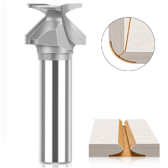 1/2" Shank R10 Arc Bending Router Bits, Woodworking Arc Bending Integrated Router Bits for Woodworking Milling Cutter Milling Cutter Sharp Sturdy