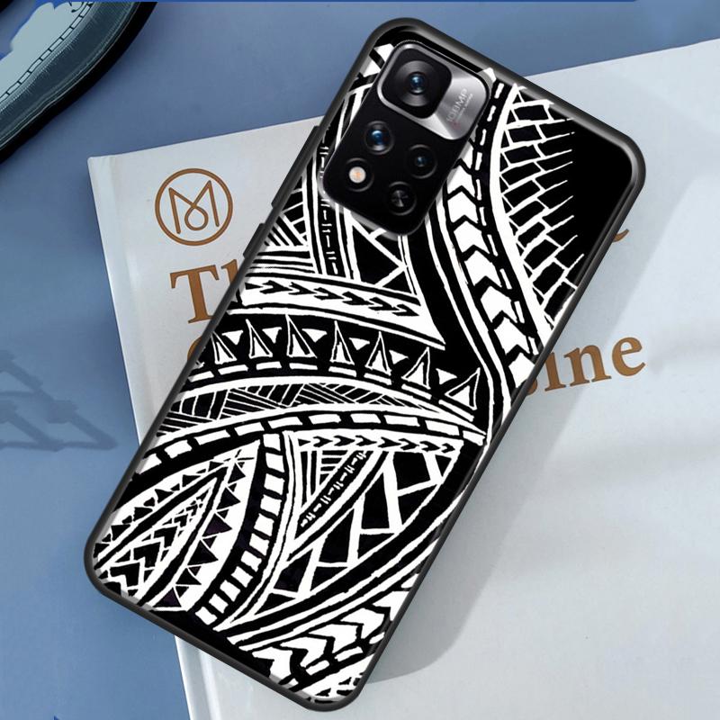 Maori Tribal Samoan Polynesian Case For Xiaomi Redmi 14C 13C 10C 12C Redmi Note 13 14 Pro 12 11 9 10 9S 10S 11S 12S Cover