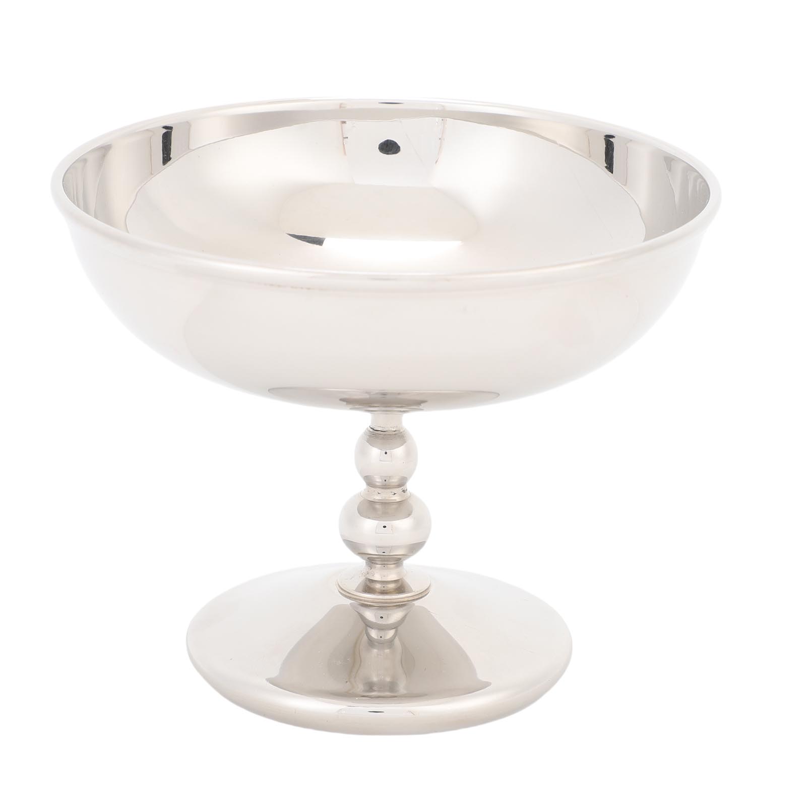 

Чашка для мороженого 304 Нержавеющая сталь На ножке Десертная миска Чашка для закусок для десерта Йогурта Салата Фруктов Пудинга Сандэ Дома