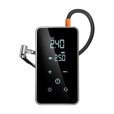 Schnurlose Auto-Luftpumpe, 150 PSI, Touchscreen-Luftkompressor, tragbarer elektrischer Reifenfüller mit LED