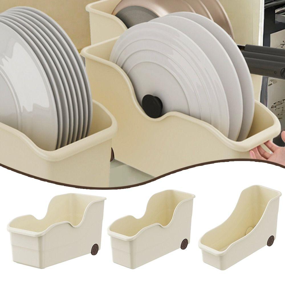 

with Wheels Sundry Storage Case Large Capacity Pot Cover Holder Kitchen Cabinet Organizer S