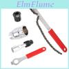 Mountain Bike Tool Kit With Cassette Lockring Remover For Bicycle Maintenance And Repair