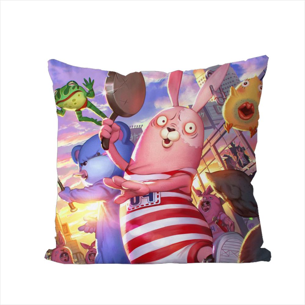 UUSAVICH Pillow Case For Car Sofa Decorative Home Doublesided Print Plush Square Throw Pillow Cushion Cover