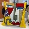 New Style Cushion Cover Picasso Embroidered Decorative Throw Pillowcases Abstract Creative Decoration For Home Sofa Car Covers
