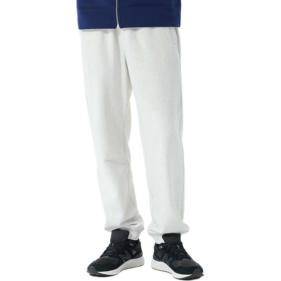 New Balance Knitted Sweatpants Unisex Gray Moderate Cuffed Pants 6LD38511-OA