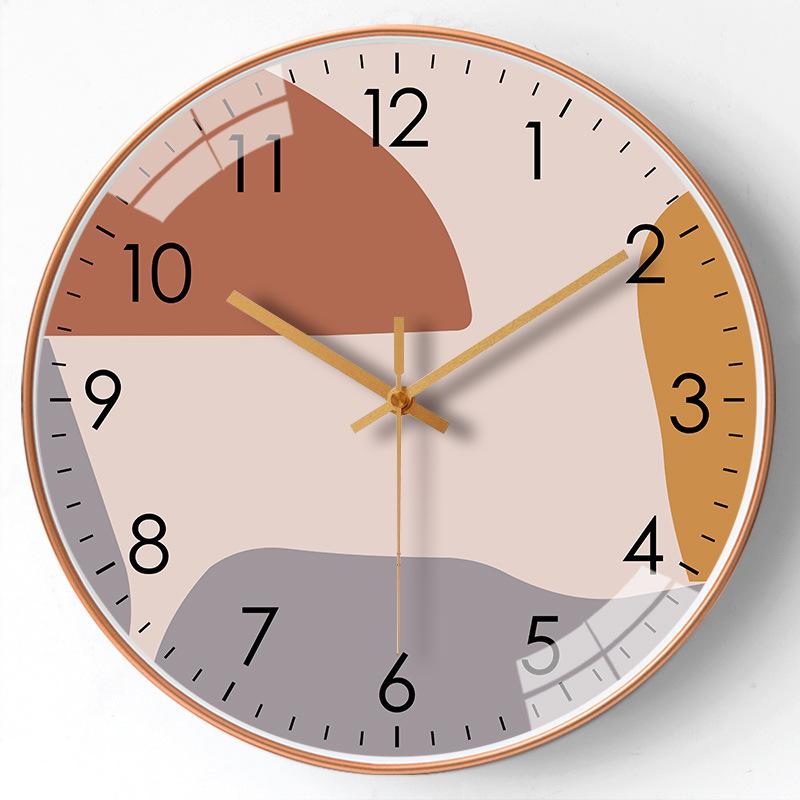 10-inch 25cm Creative Personalized Wall Clock Home Living Room Bedroom Clock Mute Wall Quartz Clock