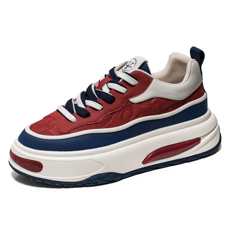 

Мужская обувь 2024 года, тренд, цвет, соответствие, толстая подошва, увеличение высоты, модная повседневная обувь, индивидуальность, универсальная, весна и осень, новые модели 39