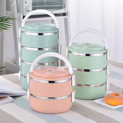 Stainless Steel Insulated Lunch Box Stacking Food Containers