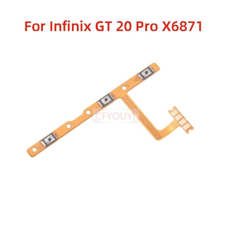 

1-10pcs Power ON OFF Button & Volume Button Flex Cable Repair Part For Infinix GT 20 Pro X6871 1PCS