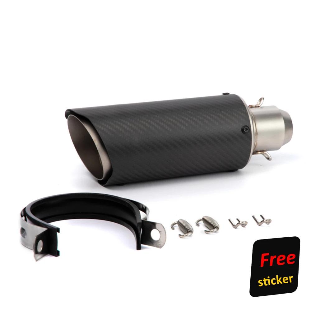 Motorcycle Exhaust Pipe Front and Middle Sections Compatible With Various Models