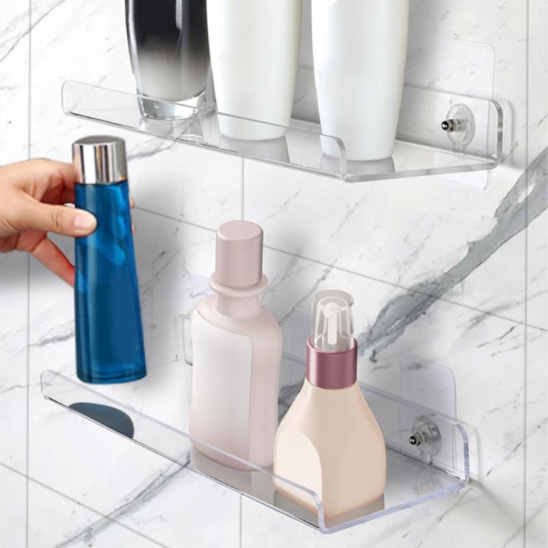 Akrylátové plovoucí police Nástěnný úložný stojan Dětská knihovnička Neviditelné stojany na koření Stojan s displejem Lemy Nástěnné police