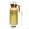 1100ML / 1500ML Akrylowy Dzbanek Dzbanek Woda Sok Herbata Karafka z Pokrywką i Filtrem