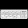 FUDE K912T 105-Key Wireless Tri-Mode Keyboard with Phone/Tablet Stand
