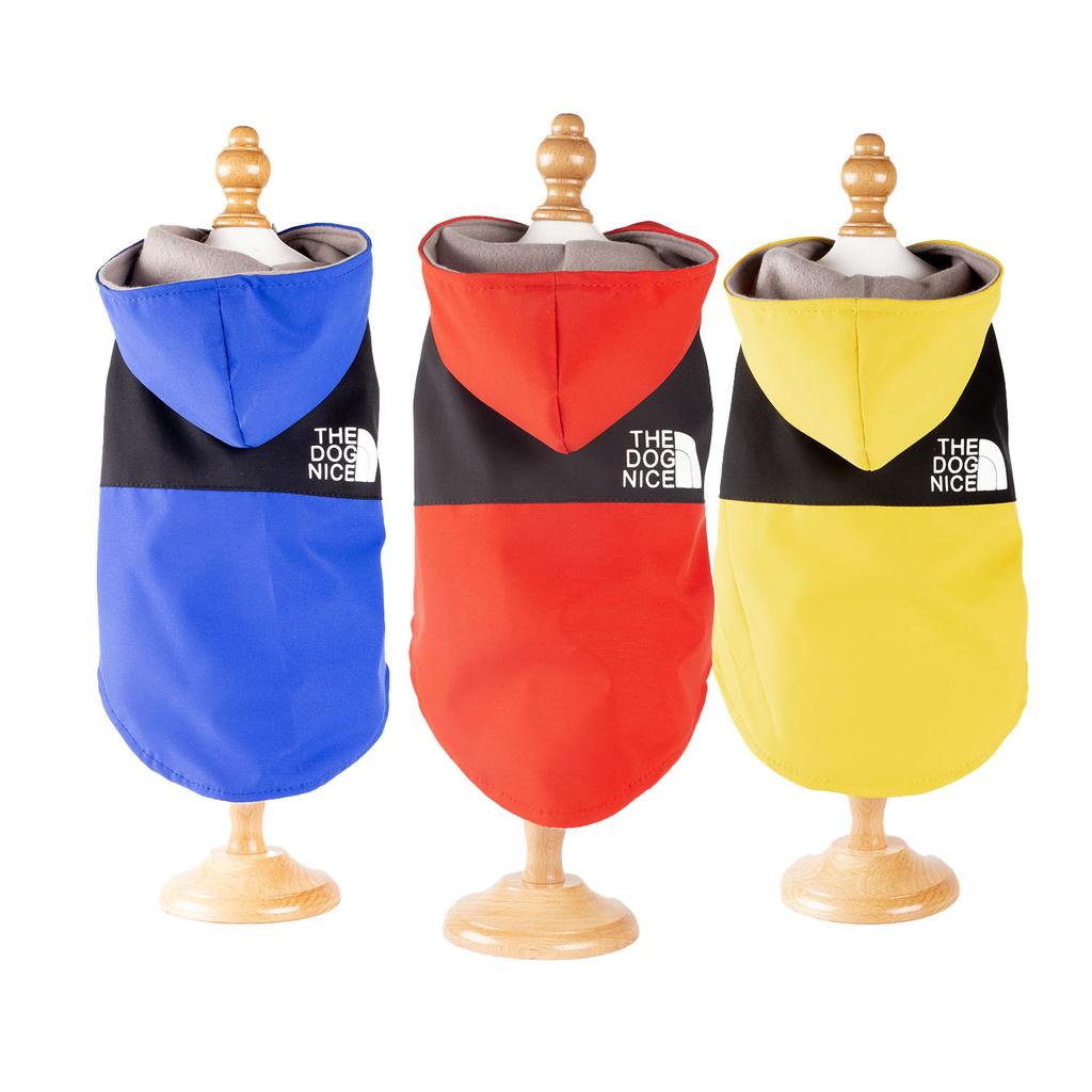 Ubranka dla zwierząt Jesień Wiosna Zima Pies Wodoodporny Ciepły Płaszcz Kurtka z Kapturem DLA Małych Średnich Psów Ubranka dla zwierząt