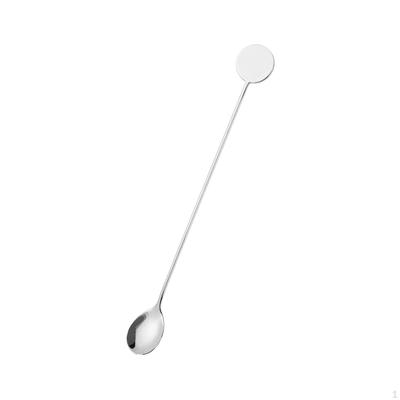 Rührlöffel, Servierlöffel, Cocktailspieß, leicht zu reinigen, Küchenutensilien, Rührstab mit langem Griff