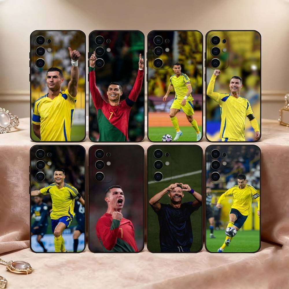 C-Ronaldo Phone Case For Samsung S25,S24,S21,S22,S23,S30,Ultra,S20,Plus,Fe,Soft Silicone Black Cover