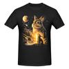 Bunny Howling To The Moon Funny T Shirts Graphic Y2k Idea Quality Tshirts For Unisex Wounisex Clothing