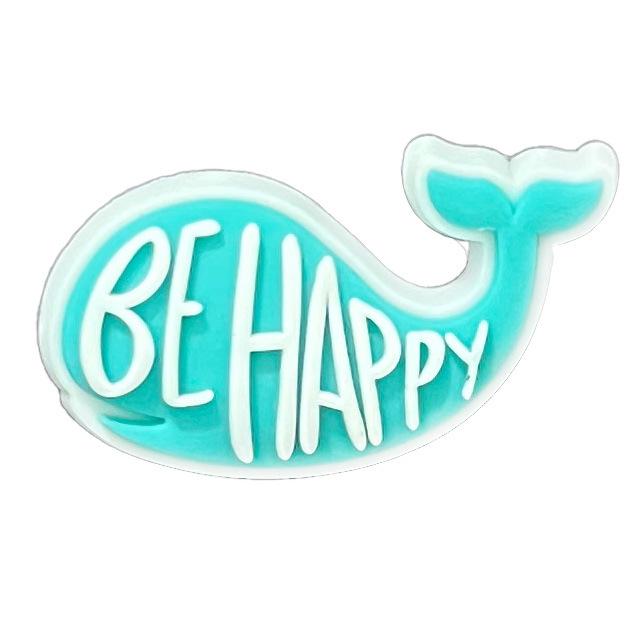 Cartoon Beach Wave Clog Shoes with Cute Floral Buckles and Soft Rubber Accessories